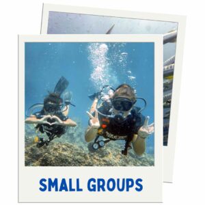 polaroid discover scuba diving phi phi, small groups